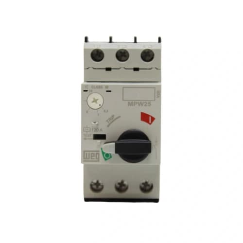 Disjuntor-motor termomagnético, escala: 6,3 - 10 AMP, MPW25 WEG