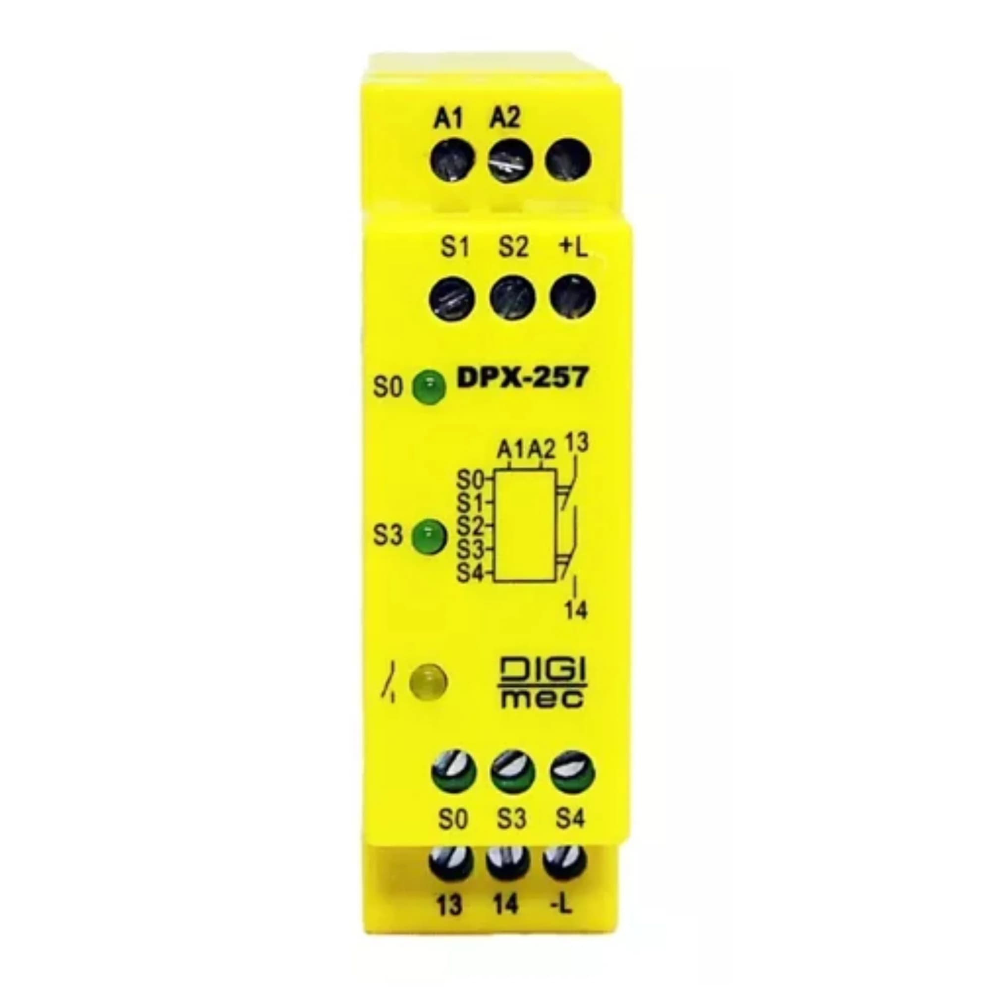 Rele de Segurança NR12 Cat 4 DPX-257 24VCA/VCC T4