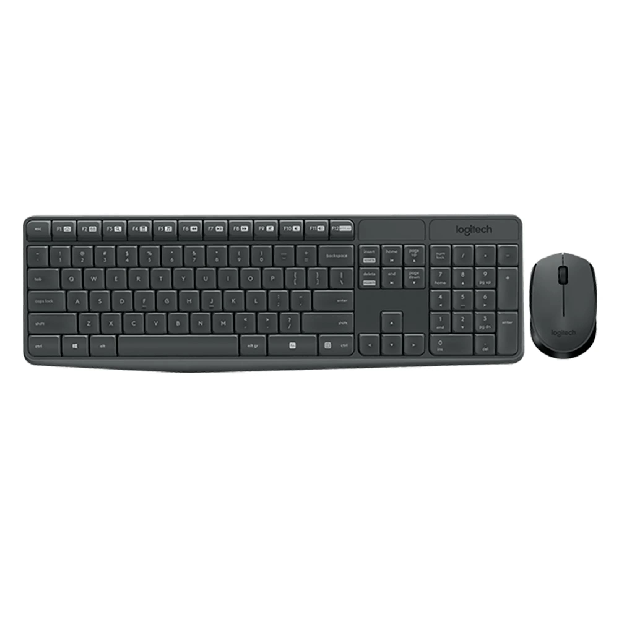 KIT TECLADO E MOUSE LOGITECH SEM FIO MK235 - LAYOUT INTENACIONAL