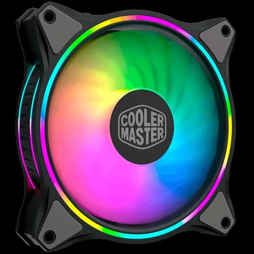 KIT COOLER MASTER HALO MF120 ARGB 120MM 3 UNIDADES PRETO
