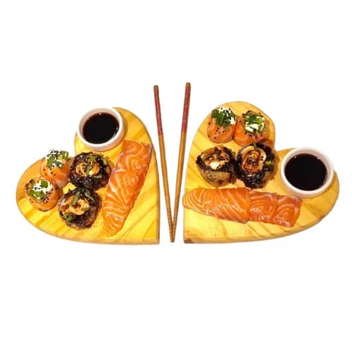 Conjunto Sushi Coração