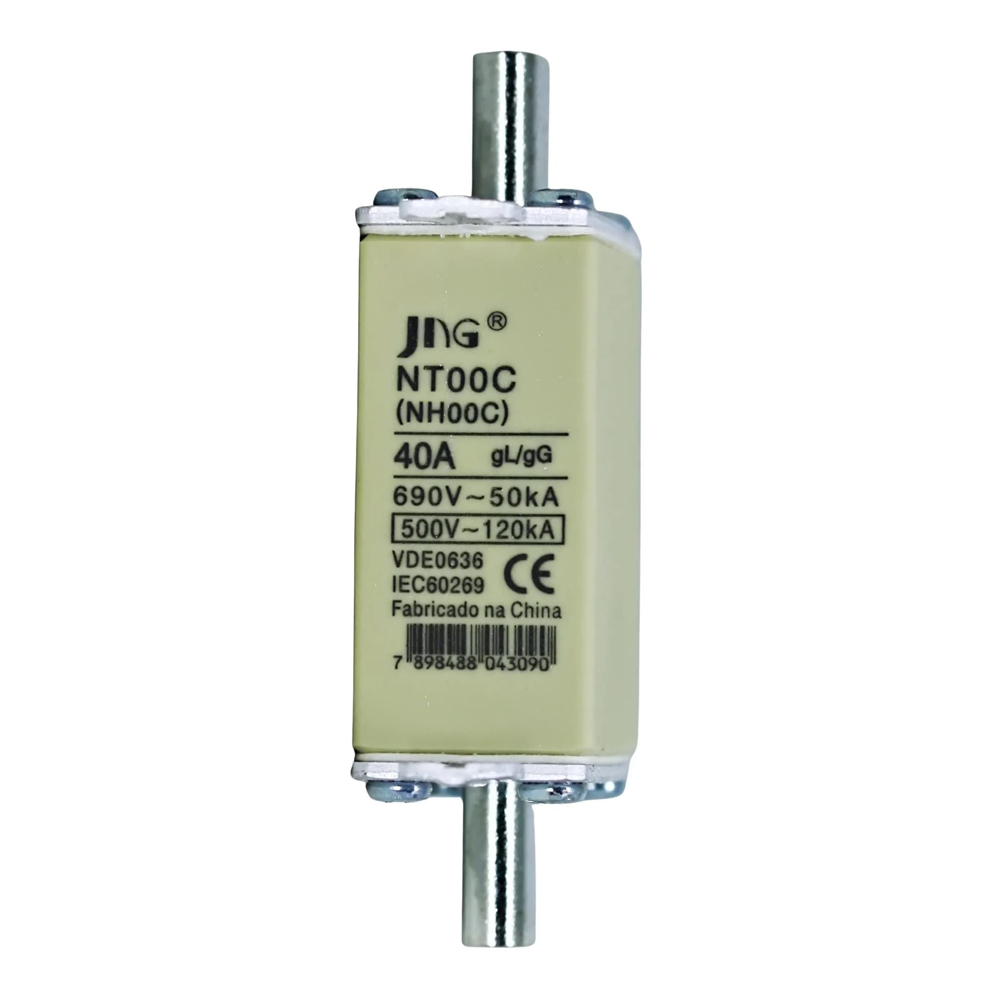 Fusível Retardado NH00C 40 Amp.