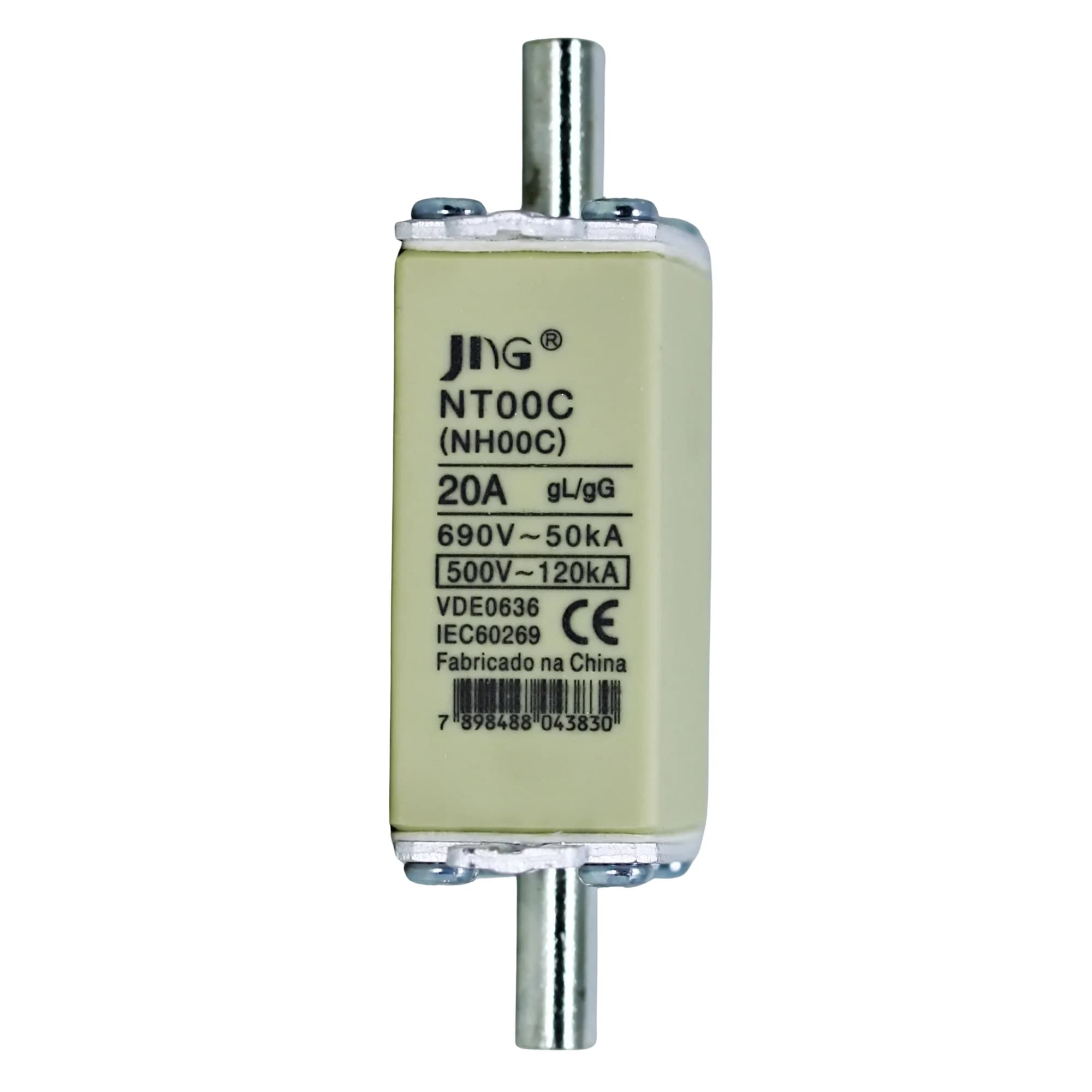Fusível Retardado NH00C 20 Amp.
