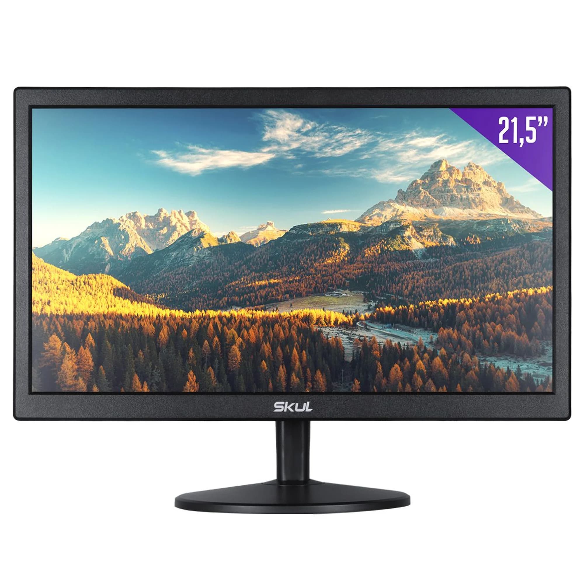 MONITOR 21,5" SKUL OFFICE LED 75HZ, FULL HD, 5MS COM ENTRADA HDMI+VGA - SM2155MS