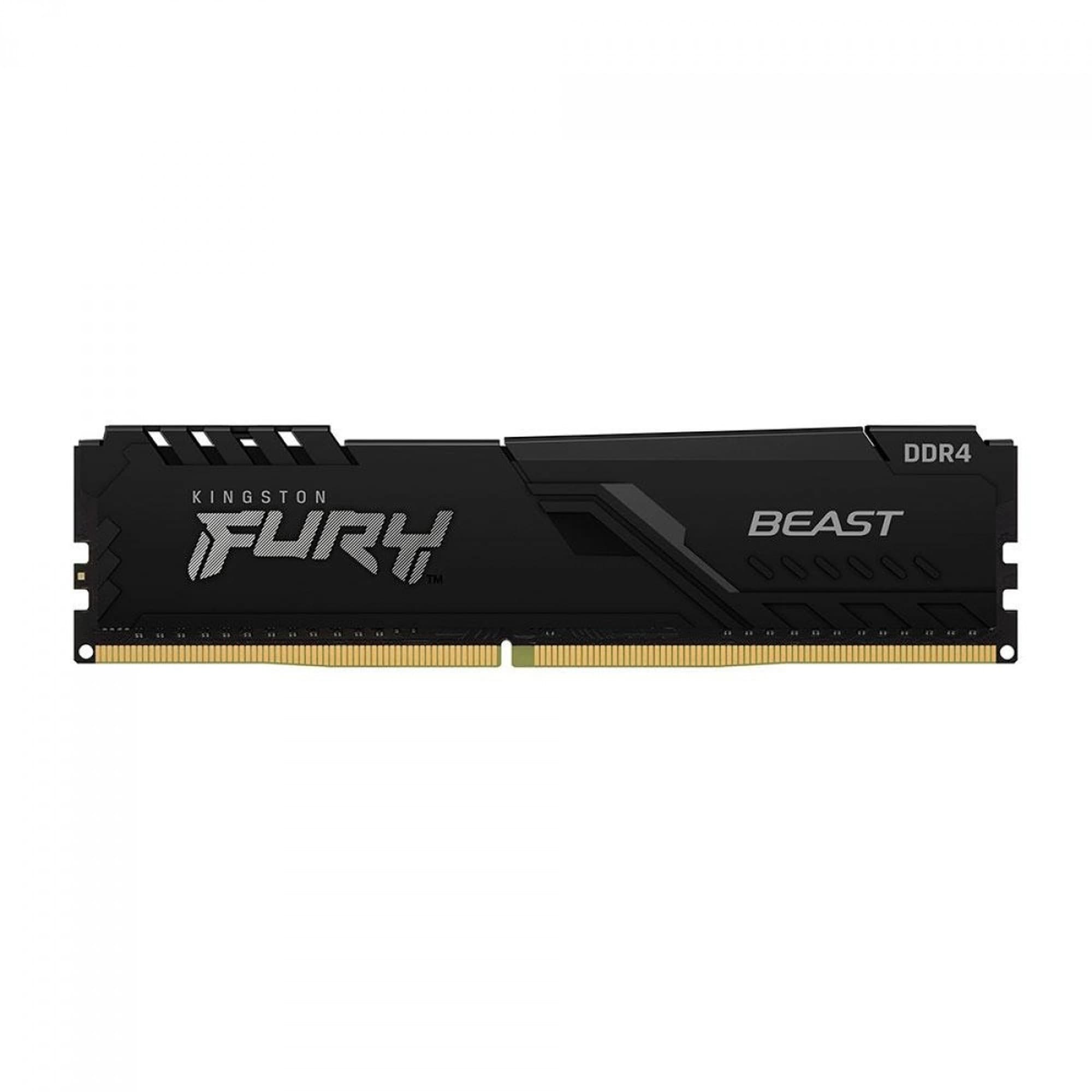 PENTE DE MEMORIA DDR4 16GB 3200MHZ KINGSTON FURY BEAST BLACK KF432C16BB/16