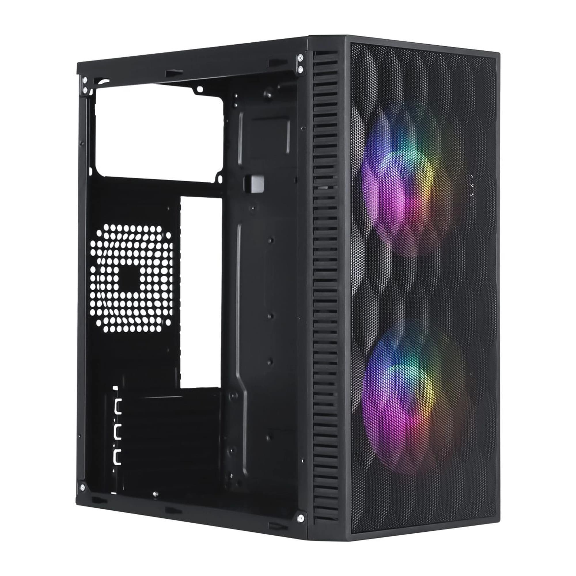 GABINETE GAMER VINIK WAVE BLACK LATERAL EM ACRILICO - CGWACBK