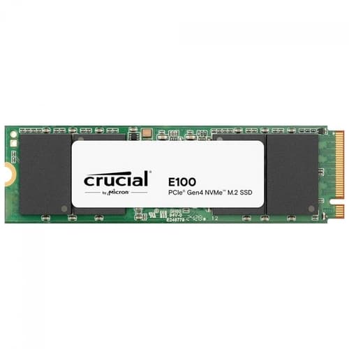 SSD NVME M.2 500GB CRUCIAL E100 PCIE LEITURA 4700MB/S, GRAVACAO 2500MB/S, CT480E100SSD8